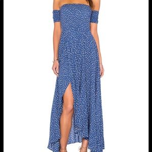 Auguste The Label Boheme Goddess Maxi Dress in Navy Floral